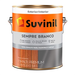 Tinta Esmalte Premium Sempre Branco Brilhante 3,6 Litros