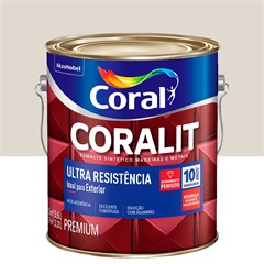 Tinta Esmalte Sintético Premium Brilhante Coralit Tradicional Gelo 3,6 Litros - Coral