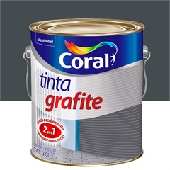 Tinta Grafite Escuro 3,6 Litros - Coral