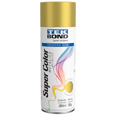 Tinta Spray Super Color Dourado Metálico 350ml/250g