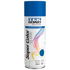 Tinta Spray Super Color Uso Geral Azul 350ml/250g - Tekbond