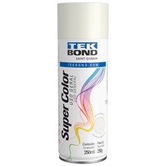 Tinta Spray Super Color Uso Geral Branco Brilhante 350ml/250g - Tekbond