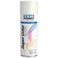 Tinta Spray Super Color Uso Geral Branco Fosco 350ml/250g - Tekbond