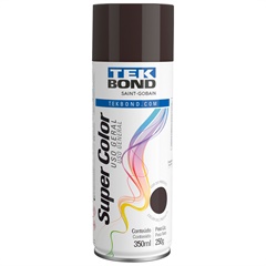 Tinta Spray Super Color Uso Geral Marrom 350ml/250g - Tekbond