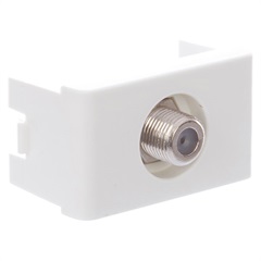 Tomada Coaxial para Tv 1a Lunare Branca - Schneider