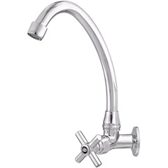 Torneira para Cozinha de Parede Bica Móvel C37 Light Cromada