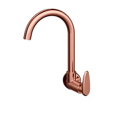 Torneira para Cozinha de Parede Bica Móvel Rose Gold