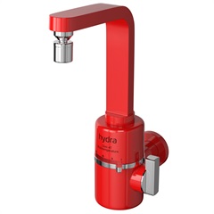 Torneira para Cozinha Parede Bica Alta Slim 4t 220v Vermelho  - Hydra