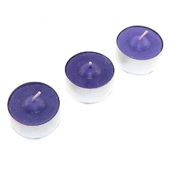 Vela Aromática Rechaud Lavanda com 10 Unidades Violeta - Natural Light