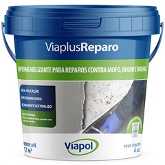 Viaplus Reparo com 4 Kg Branco - Viapol  