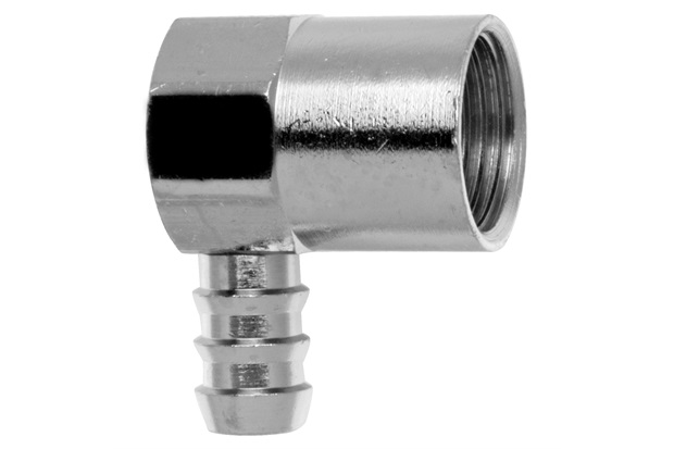 Adaptador Vertical para Instalação de Gás Rosca Fêmea 1/2" Cromado - Blukit