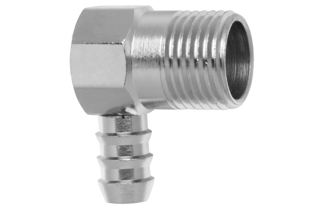 Adaptador Vertical para Instalação de Gás Rosca Macho 1/2" Cromado - Blukit