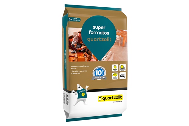 Argamassa Colante para Super Formatos Branco 20kg - Quartzolit 