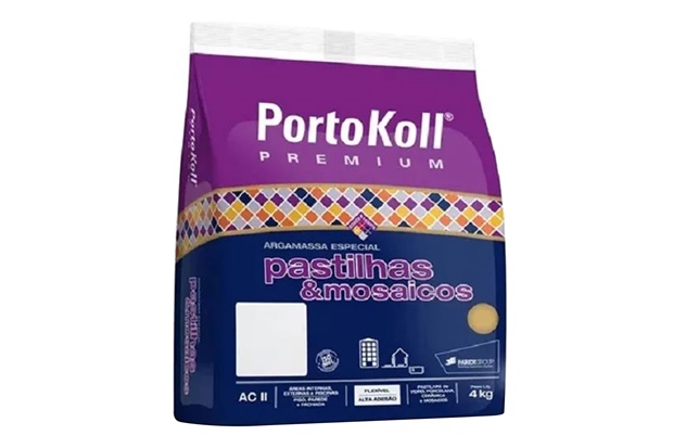 Argamassa Especial Portokoll Pastilhas E Mosaicos Branca 4kg - Sika