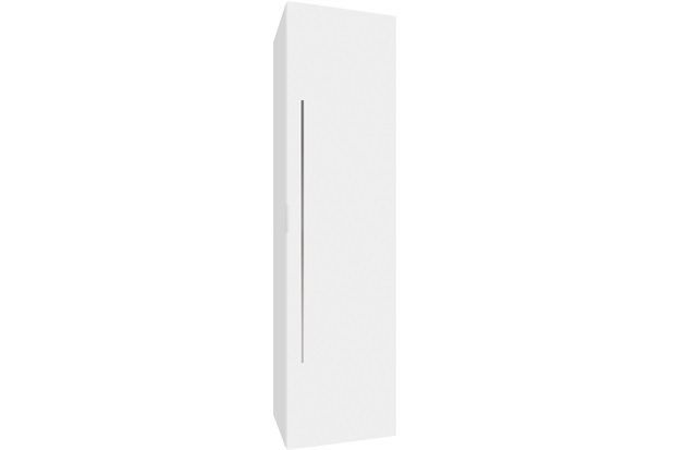 Armário para Área de Serviço Lado Direito Fit em Mdf 192x60x47cm Branco - Bumi Móveis