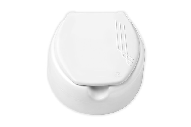 Assento Plástico Elevado 13,5cm com Tampa Branco - Mebuki