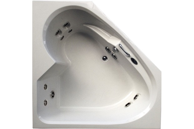 Banheira com Aquecedor 9 Jatos Bionda P2 152x152cm Branca - Jacuzzi