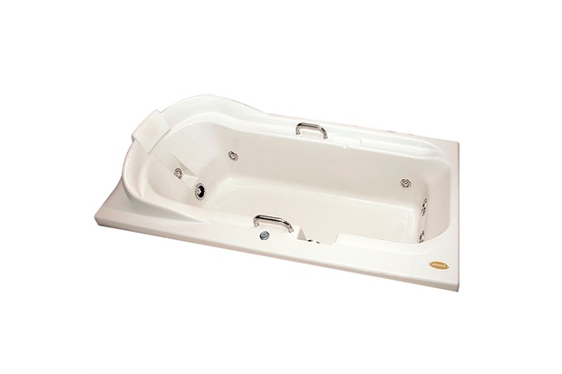 Banheira Retangular com Aquecedor 4 Jatos Regina 180x90cm Branca - Jacuzzi