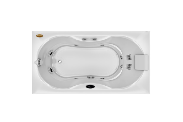 Banheira Retangular sem Aquecedor 10 Jatos Espree P2 152,5x81cm Branca - Jacuzzi