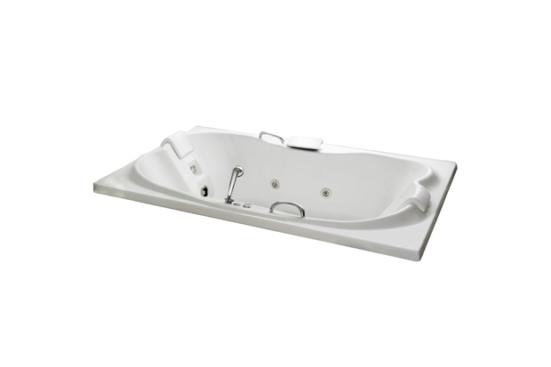 Banheira Retangular sem Aquecedor 10 Jatos Eura Dupla P1 183x120cm Branca - Jacuzzi