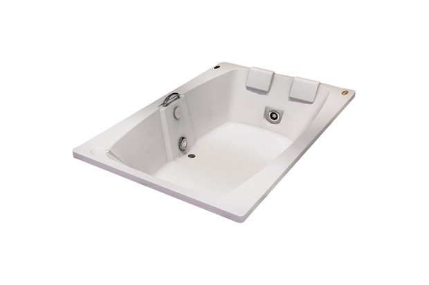 Banheira Retangular sem Aquecedor 3 Jatos Mysia P1 183x113cm Branca - Jacuzzi