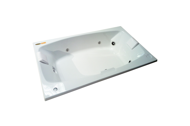 Banheira Retangular sem Aquecedor 7 Jatos Mysia P2 183x113cm Branca - Jacuzzi