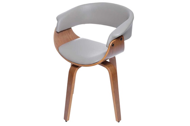 Cadeira Elba Madeirada Revestimento Fendi 78cm - Ór Design