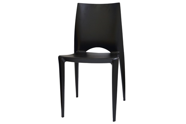 Cadeira em Polipropileno Zoe Preta - Ór Design
