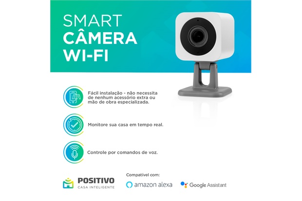 Smart Câmera Bot Wi-Fi  Positivo Casa Inteligente