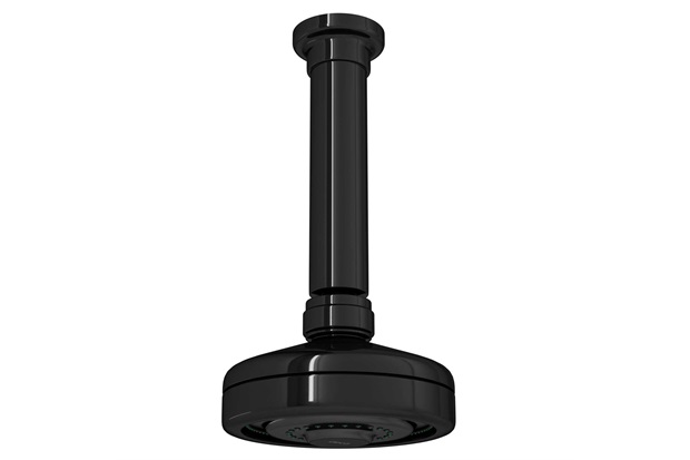 Chuveiro com Tubo de Teto Acqua Plus Luxo Black Noir - Deca 