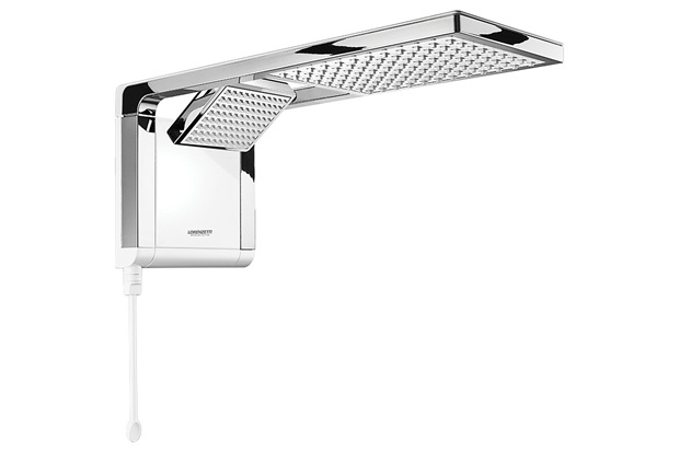 Chuveiro Elétrico 5500w 110v Acqua Duo Ultra Branco E Cromado - Lorenzetti