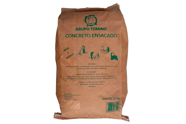 Concreto Ensacado 28,5kg - Grupo Tomino