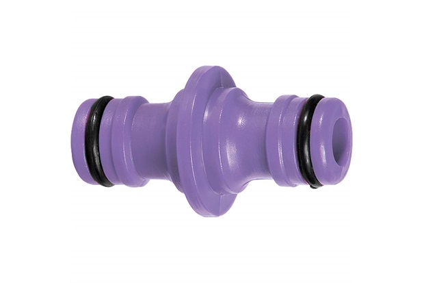 Conector Duplo para Mangueira 1/2'' Roxo - Palisad