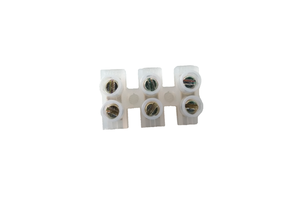 Conector Múltiplo 3polo 4mm Transparente - Metropac