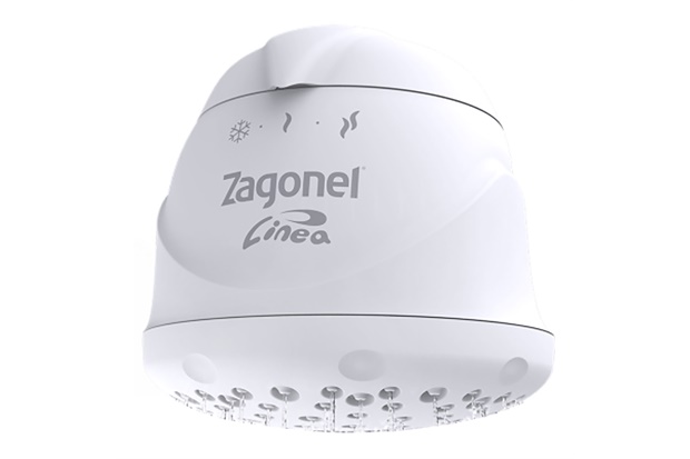 Ducha com 3 Temperaturas Linea 5000w 127v Branco - Zagonel