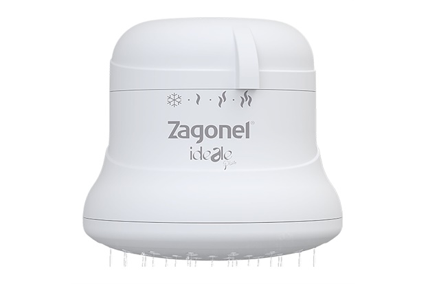 Ducha com 4 Temperaturas Ideale Plus 5500w 127v Branco - Zagonel