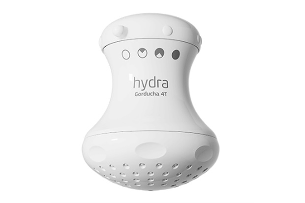 Ducha Gorducha 4 Temperaturas com Cano 5700w 220v Branca  - Hydra