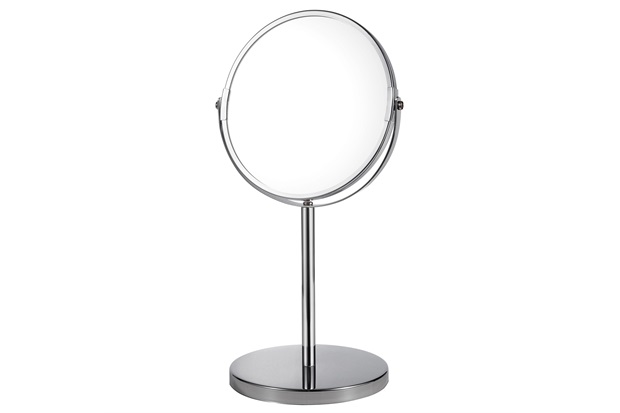 Espelho de Aumento de Mesa 34x18,5cm Cromado - Casanova