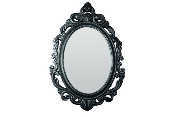 Espelho de Parede Baroque 50x77cm Cinza - Conthey
