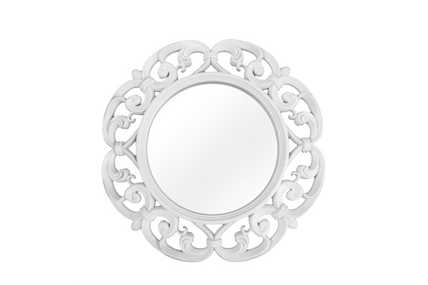 Espelho de Parede Vênus 60x60cm Branco - Conthey