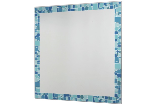 Espelho Mosaico Colore 54x52,5cm Azul - Cris Metal