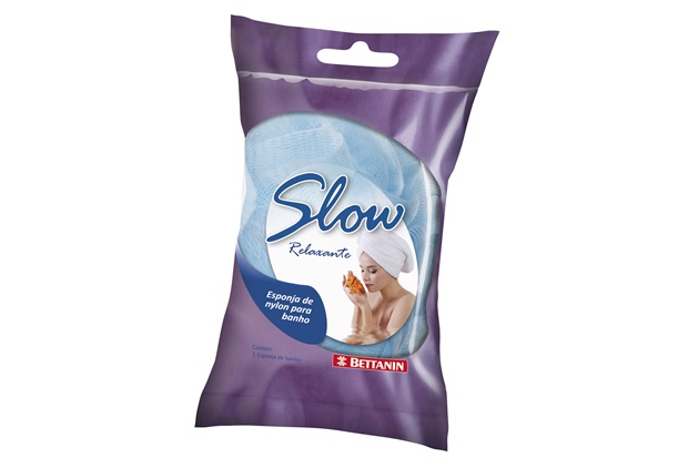 Esponja de Nylon para Banho Slow Relaxante - Bettanin