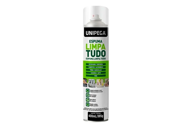 Espuma Limpa Tudo 400ml - Unipega