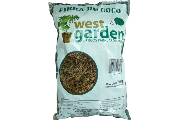 Fibra de Coco Saco com 200g - West Garden