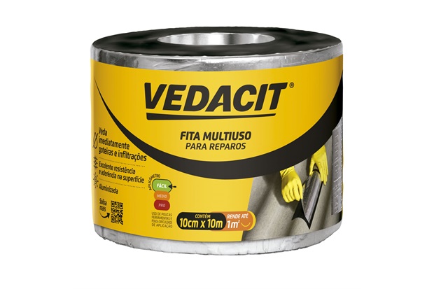 Fita Multiuso para Reparos 10cmx10m - Vedacit