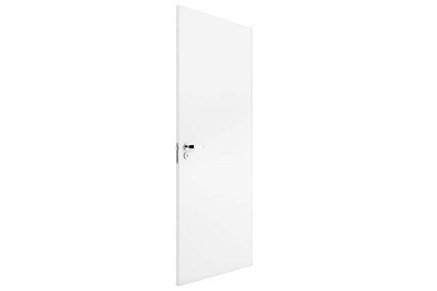 Folha de Porta de Giro Colmeia Lisa 210x62cm Branco - Vert