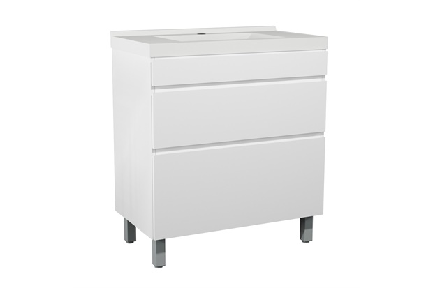 Gabinete para Banheiro Napoli 80x45cm Branco - Venturi