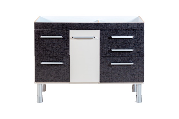 Gabinete para Cozinha em Mdp  Recife 85,5x114cm Cromo E Nude - Corso