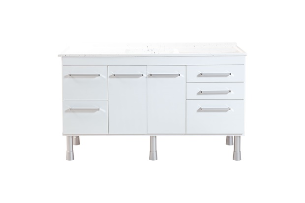 Gabinete para Cozinha em Mdp  Recife 85,5x144cm Branco - Corso