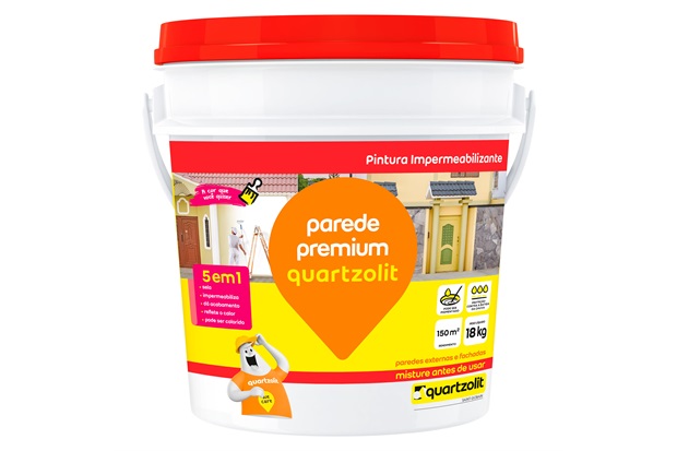 Impermeabilizante Parede Premium Branco 18kg - Quartzolit 